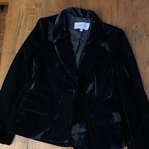 Cupcakes & Cashmere velvet blazer